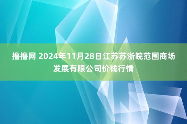 撸撸网 2024年11月28日江苏苏浙皖范围商场发展有限公司价钱行情