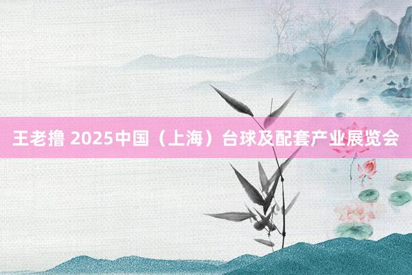 王老撸 2025中国（上海）台球及配套产业展览会