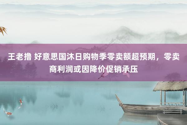 王老撸 好意思国沐日购物季零卖额超预期，零卖商利润或因降价促销承压