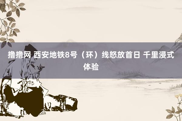 撸撸网 西安地铁8号（环）线怒放首日 千里浸式体验