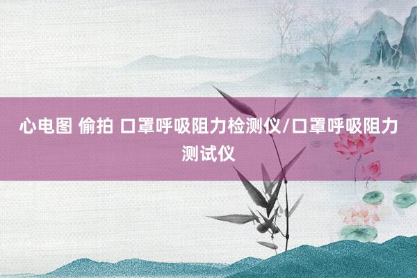 心电图 偷拍 口罩呼吸阻力检测仪/口罩呼吸阻力测试仪