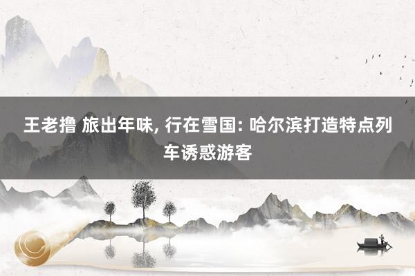 王老撸 旅出年味, 行在雪国: 哈尔滨打造特点列车诱惑游客