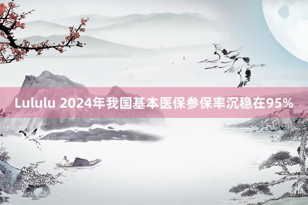 Lululu 2024年我国基本医保参保率沉稳在95%