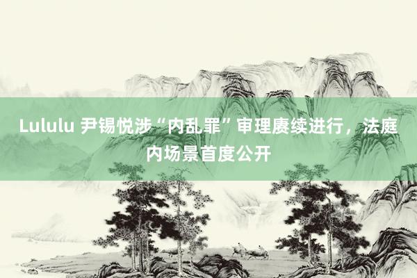 Lululu 尹锡悦涉“内乱罪”审理赓续进行，法庭内场景首度公开