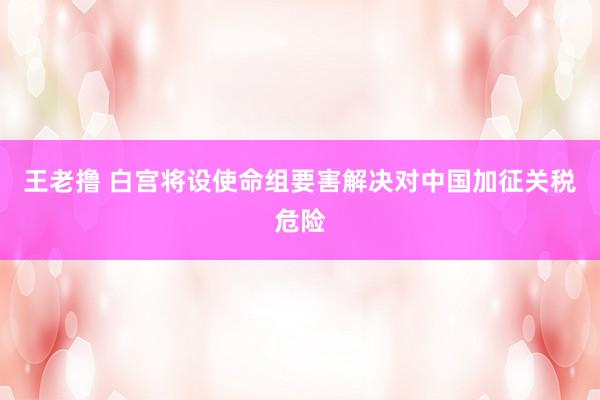 王老撸 白宫将设使命组要害解决对中国加征关税危险